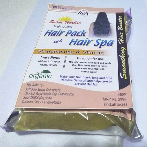 COMBO HAIR PACK AND HAIR SPA + SOLAR HERBAL ALMOND ONION HAIR OIL